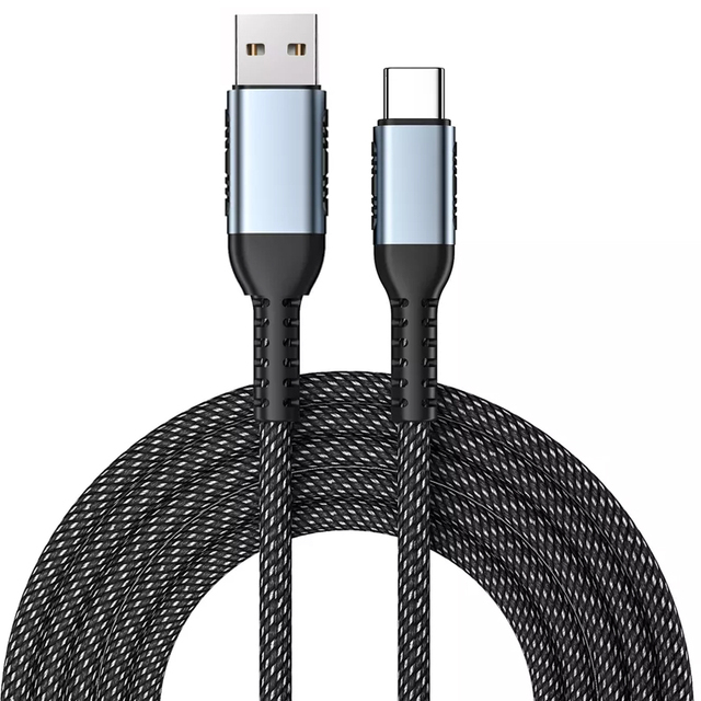 Custom OD4.0 6A Nylon Braided Fast Charging Data Cable Super Quick for iPhone & Samsung Printer Compatible Type C Cable