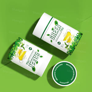 Цилиндрическая Экологичная коробка для чая/рассыпного чая/чая из крафт-бумаги, 250 г - Product Image 2