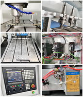 Máquina Router CNC 6060 ATC con Estructura de Hierro Fundido, Control NC Studio/Syntec, Husillo Único para Fresado de Madera y Aluminio