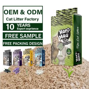 Litière pour chat en tofu écologique avec contrôle des odeurs supérieur pour l'hygiène des animaux de compagnie - Product Image 1