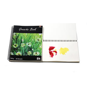 EVER BRIGHT A3 A4 A5 60 feuilles de carnet de croquis en spirale à couverture rigide pour l'école personnalisée 160gsm carnets de croquis en papier kraft épais - Product Image 1