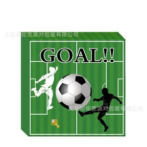 Lot de fournitures de fête sur le thème du football en gros – Vaisselle jetable pour <span class=keywords><strong>anniversaire</strong></span> d'enfants et événements sportifs - Product Image 6