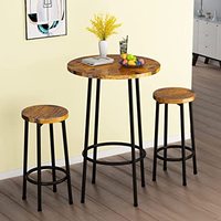 Ensemble de table à café et de chaise pour le balcon, le salon, la salle à manger, la salle à manger, trois pièces