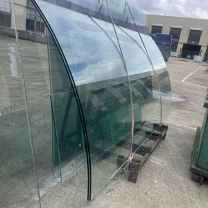 Verre trempé transparent cintré à chaud de grande taille à prix avantageux pour façade de centre commercial - Product Image 3
