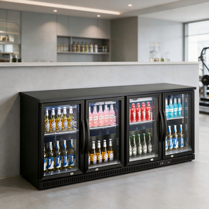 Refrigerador Bajo Mostrador para Cerveza y Refrescos con Estantes de Alambre Ajustables para Hotel, Salón, Restaurante, Bar de Cócteles, Enfriamiento Diario de Bebidas - Product Image 1