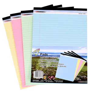 Klassischer Farb legaler Notizblock Thema wegreißen bunte Schreibplatte Papier Notizbuch A4 A5 individuelles Notizblock mit Logo