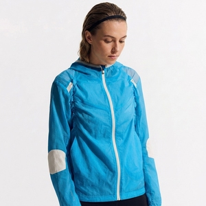 Men's Women's UPF 50 Pleated Windbreakers Contrasting Sun Protection Lightweight Outdoor Breathable Quick Dry Jackets Outerwear