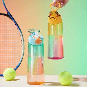 Botella de Agua Deportiva Portátil de Plástico Esmerilado con Múltiples Sabores a Frutas, Sin Azúcar ni Calorías, en Formato de Vaso Pulverizable - Product Image 2