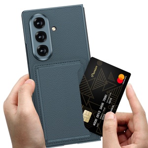 เคสโทรศัพท์แบบใส่การ์ด เหมาะสำหรับโทรศัพท์พับได้ ZFold7 พร้อมฟิล์มในตัว สำหรับหน้าจอพับได้ บางเฉียบ ใส่การ์ดได้ - Product Image 1