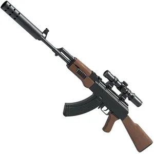 98厘米自动AKM喷溅凝胶爆破枪玩具射击游戏安全子弹凝胶水凝胶枪玩具电动水珠枪