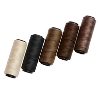5 rouleaux de fils de couture et de tissage en coton, longueur 60m, pour couture à la main, trame de cheveux, extensions de cheveux, perruque, bricolage