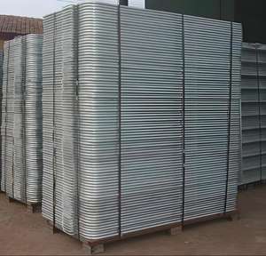 원격 발을 가진 아연 도금 강철 보안 울타리 군중 제어 장벽 진입문 임시 주차 안전 철망 장벽 - Product Image 5