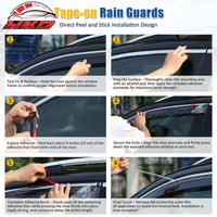 Para Ford F-150 F150 Cabina Estándar 04-08, Visores de Ventana Acrílicos (2 Piezas), Protector de Ventilación para Ventanas Laterales de Puerta de Coche