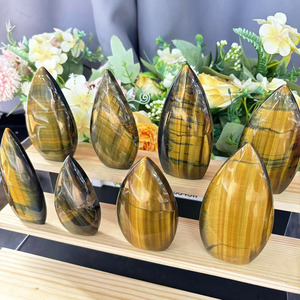 Oeil de Tigre en Cristal Naturel Poli en Gros Flamme Torche Cristal Artisanat Bleu Foncé Oeil de Tigre <span class=keywords><strong>Forme</strong></span> Libre - Product Image 1