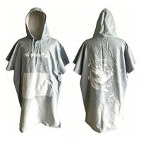 Peignoir à capuche personnalisé en microfibre tissée écologique, séchage rapide, anti-sable, motif original, pour avion, adulte et enfant, été