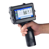 Impresora de Inyección de Tinta Portátil de 12.7mm, Máquina de Codificación de Fechas y Numeración, Código QR, 25 Idiomas, Alimentada por Batería, para Botellas de HDPE