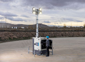 Di Động Cầm Tay LED V5 V5 + Siêu Điện Hilight Máy Phát Điện 5M 7M 9M Xây Dựng Máy Móc Chiếu Sáng Tháp - Product Image 4