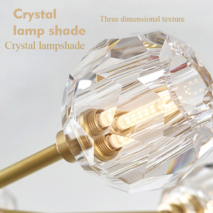 Phòng Ăn Moroccan Phòng Khách Đèn Chùm Pha Lê Chiếu Sáng Trang Trại Lớn Baccarat Hiện Đại Đèn Chùm Pha Lê - Product Image 3