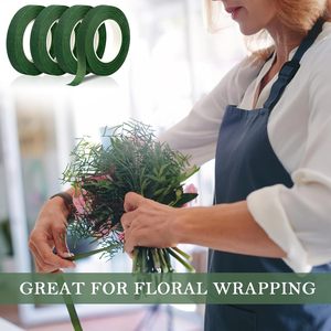 Juego de 30 Yardas de Cinta Floral con 3 Tonos Más Populares para Envolver Flores sin Costuras y Manualidades con Limpiapipas - Product Image 2
