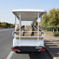 Bus électrique de tourisme vintage 14 places avec rampe pour fauteuil roulant, moteur 5KW, prix usine