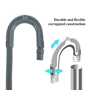 Kit de tubería de extensión de manguera de drenaje manguera de salida de drenaje y gancho para lavadora secadora <span class=keywords><strong>lavavajillas</strong></span> - Product Image 5