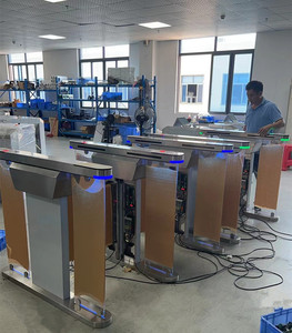 Barriera di Sicurezza Automatica, Cancello Girevole a Battente, Supporta Porte Larghe fino a 600mm, Controllo Accessi con Tornello - Product Image 6