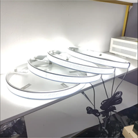 Kit d'éclairage de roues LED blancs Kingshowstar 4 pièces 15 pouces 5 rangées 2592 LED pour voiture