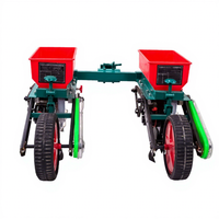 Semoir à maïs multifonction à 2 rangs pour motoculteur, machine agricole de précision pour la plantation de semences
