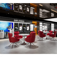 Nouvelle conception de magasin de pièces automobiles, rayonnage modulaire en treillis métallique, présentoir pour accessoires automobiles