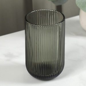 Nordic Moderne Verticale Streep Glazen Cilinder Vaas Voor Bloem Glas Tafelblad Vaas Hand Geblazen Glas Vaas Voor Huisdecoratie - Product Image 3