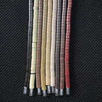 50pcs/chaîne pré-chargé Micro anneaux liens perles perles doublées de Silicone pour outil d'extensions de cheveux