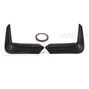 For BMW F80 M3 F82 F83 M4 2014-2020 Rear Bumper Corner Diffuser Side Spoiler Cover <b>Splitter</b> Trim Molding Lip Carbon Fiber Look - Product Image 2