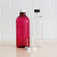 Bouteille de shampooing en PET, capacité 350 ml/1 L, flacon souple avec pompe pulvérisatrice