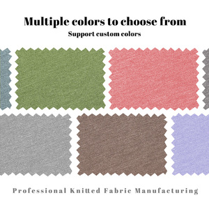 Nhà Máy Cổ Phiếu 100% Chải Kỹ Bông 32S Sợi 140gsm Hữu Cơ Trọng Lượng Nhẹ Thoáng Khí Activewear Bìa Vải Duy Nhất Jersey - Product Image 3