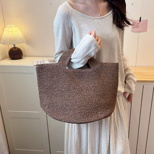 Sac de plage pour femme, fait main, sans bretelles, forme seau, à ouverture facile, style <span class=keywords><strong>vacances</strong></span> en provenance du sud de <span class=keywords><strong>la</strong></span> <span class=keywords><strong>France</strong></span> - Product Image 1