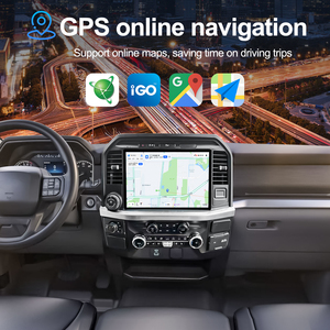 NaviHua Nuevo Sistema de Radio con Pantalla Táctil Android de 13' Reproductor Multimedia Carplay Auto Estéreo GPS DSP DVD para Ford F150 2021-2024 - Product Image 4