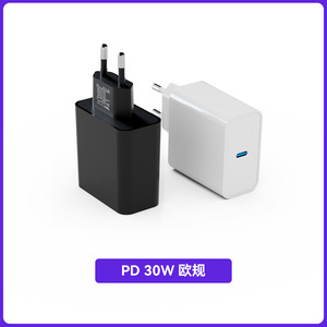 อะแดปเตอร์ GaN 30W ชาร์จเร็วแบบ Type C สำหรับอุปกรณ์ Apple พร้อมปลั๊กแบบ US EU UK - Product Image 3
