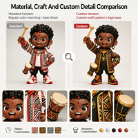Figurine PVC Weimeitoy personnalisée, figurines d'action à l'échelle 1/6, figurine en résine PVC garçon cheveux tressés ethniques Kawaii, jouet figurine IP culturelle OEM