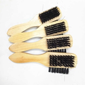 Spazzola per Lucidare Scarpe con Manico in Legno Multifunzionale Setole in Pelo di Cavallo Tre Lati Puro - Product Image 3