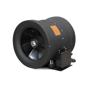 Yüksek hava basıncı 10 inç 12 inç Metal santrifüj Fan Inline AC karışık akış Inline kanal Fan havalandırma egzoz fanı 110v 220v