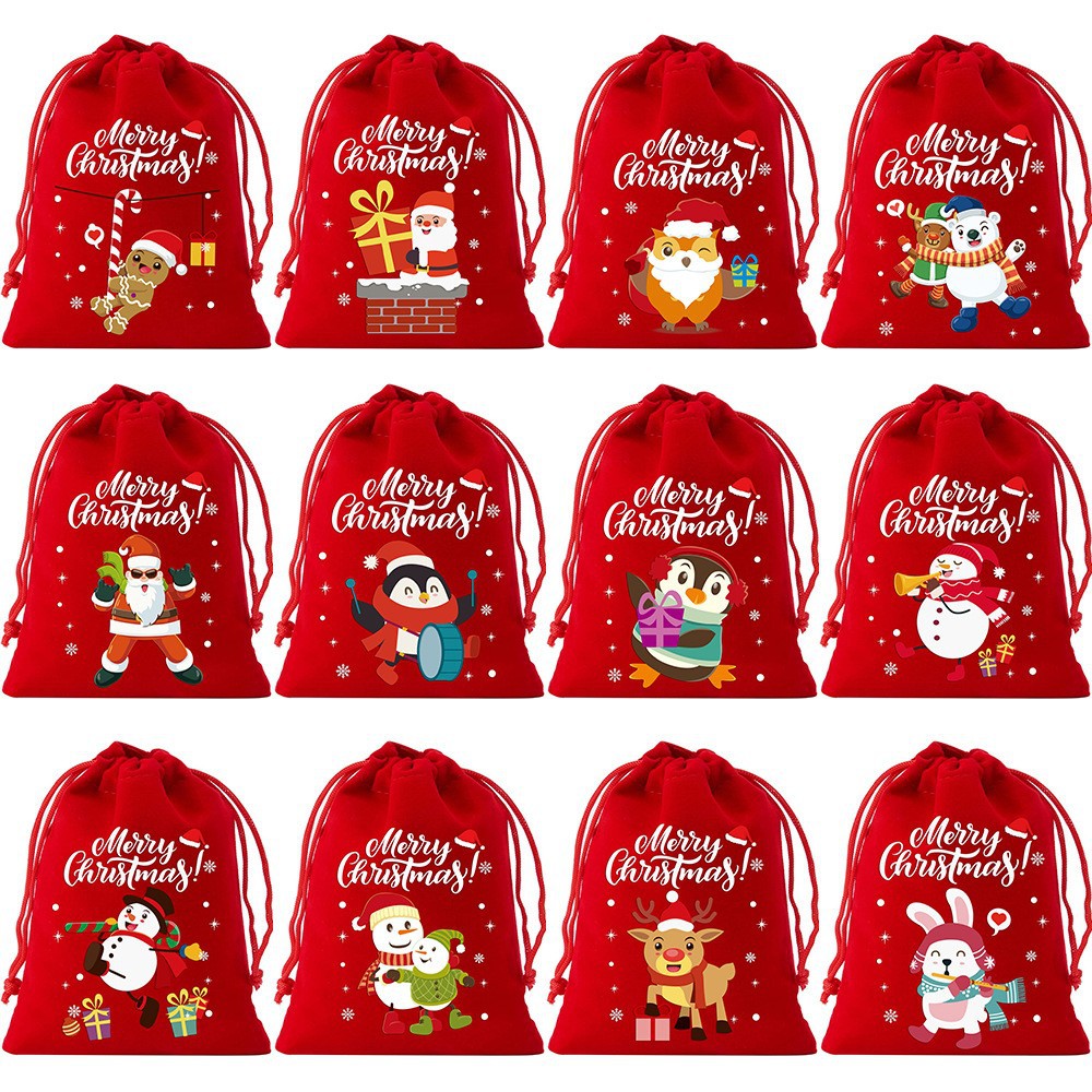 12 pcs/set red velvet-1012cm