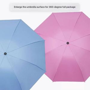 Wholesale Cheap Custom Logo Manual Sun , Custom-Made Gift Advertising 3 Folding Compact <b>Umbrellas</b> - Product Image 3
