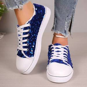 2026 New Style Fashion Round-Toe Flat Comfortable <b>Soft</b> Sequin Casual Women's <b>Shoes</b> - Product Image 1