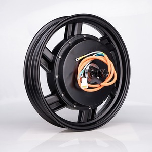 Moteur de moyeu sans balais étanche IP67 de 2000W, 16 pouces, 3,5 pouces sans jante, de qualité industrielle, pour moto et scooter - Product Image 1