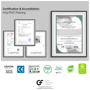 Suelo Híbrido SPC con Propiedades Antideslizantes y Resistentes al Fuego para Uso Doméstico en Viviendas de <span class=keywords><strong>Alquiler</strong></span> - Product Image 2