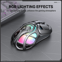 Souris de jeu sans fil ultralégère ONIKUMA DM02 2.4G Tri-Mode 12800DPI RGB ergonomique
