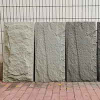 Décoration extérieure en pierre champignon imperméable de style moderne, vente en gros de panneau mural en polyuréthane PU pour la cuisine, la salle à manger et l'hôtel