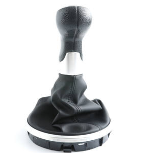 Cubierta antipolvo para palanca de cambios Skoda, plástico PU plateado, pieza de repuesto para coche Skoda Fabia - Product Image 2