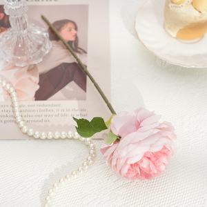 2025 fiori artificiali di nozze di alta qualità rosa fiori artificiali peonia per il matrimonio decorazioni per la casa decora - Product Image 2