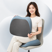 Coussin de siège ergonomique orthopédique rectangulaire en mousse à mémoire de forme, respirant, design portable pour soulager les douleurs du coccyx, pour la maison et l'hôtel